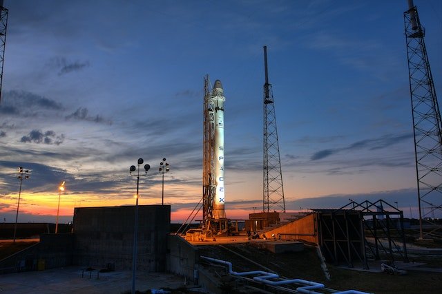 an image of a spacex rocket about to launch | spyglass realty